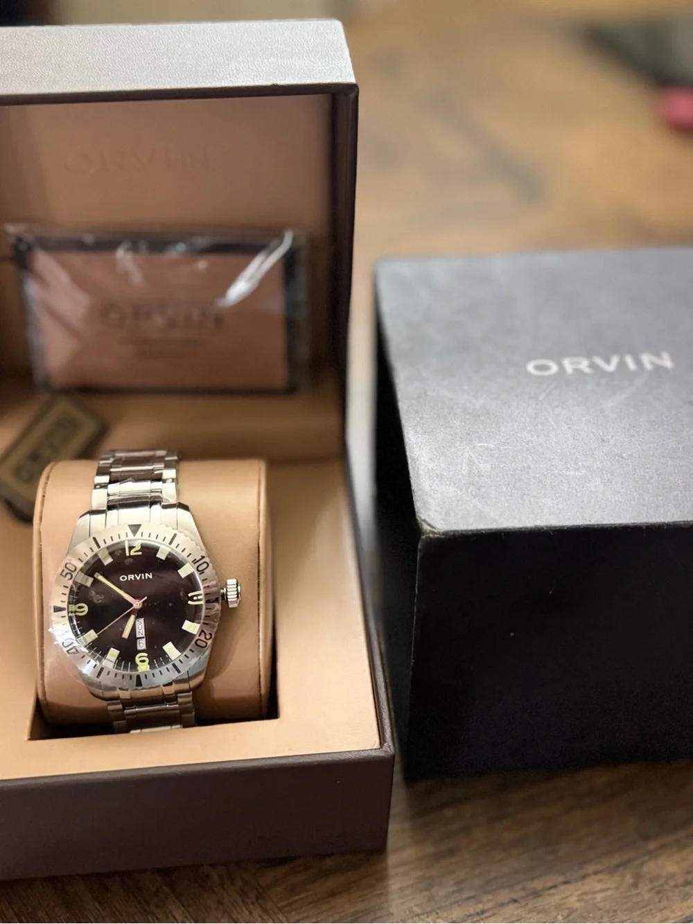 Orvin swiss watch